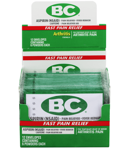 BC Arthritis 12/6's #11097