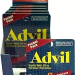 Advil Tablet 10's Vials, 1 DZ to Blister Pack