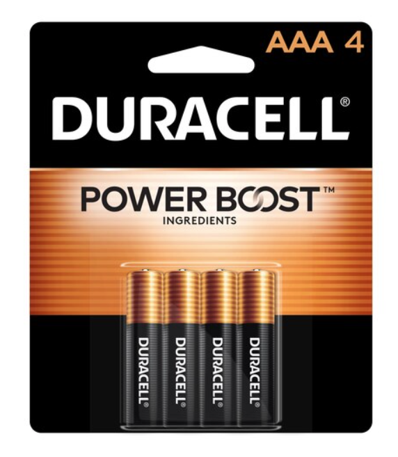 Duracell AAA 54/4 (3/18's) #MN2400B4Z