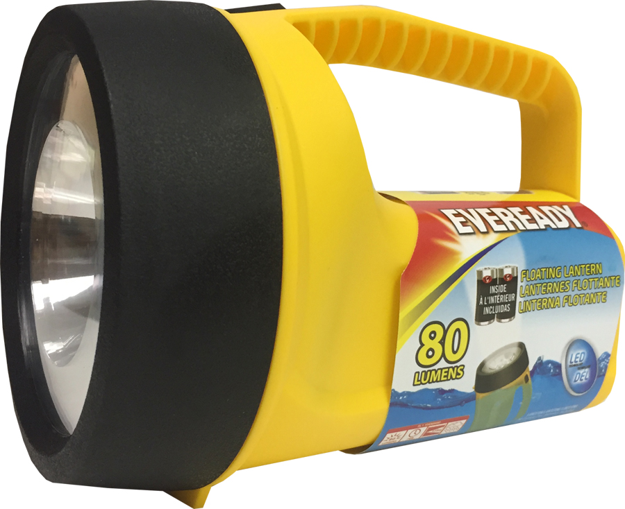 NEW Eveready Readyflex Floating LED Lantern Flashlight w/ 2 D Batteries  EVFL45S