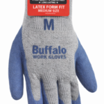 Buffalo Latex Coated Medium Gloves #2250