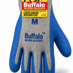 Buffalo Latex Coated Medium Gloves #2250