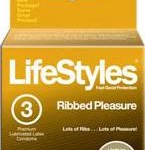 Lifestyles Ribbed Gold 3's #4103