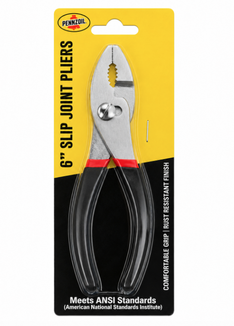 Pennzoil Slip Joint Pliers 6", 6 Each to Carton