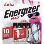 Energizer 4-Pack AAA 24/4's #E92BP-4