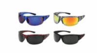 Asst Color/Lens Wrap Sunglasses SP14RV