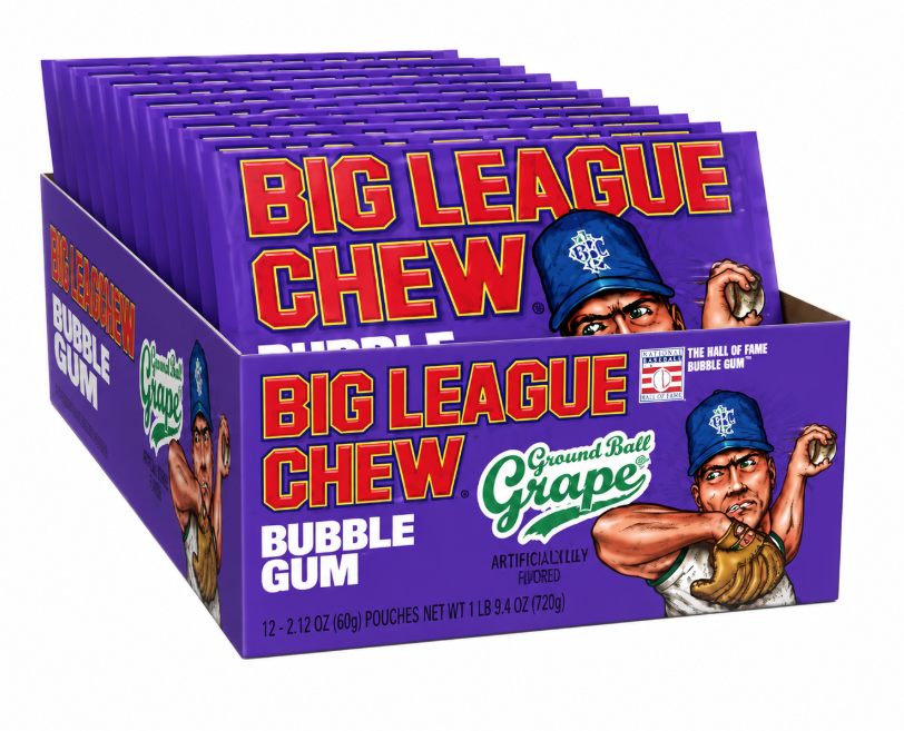 Big League Chew Ground Ball Grape 12's