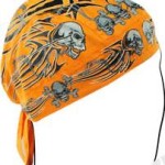 FLYDANNA Orange Tribe Skull