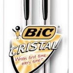 Bic Cristal Medium Black Pen