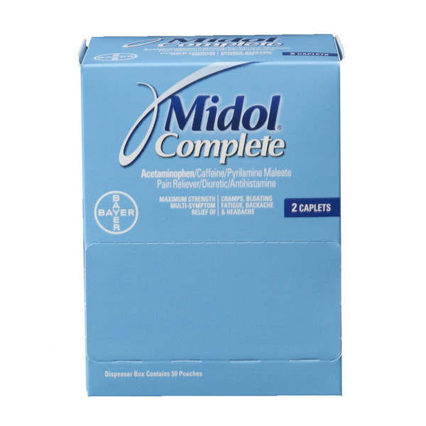 Midol Maximum Strength 50/2’s – SessionsUSA