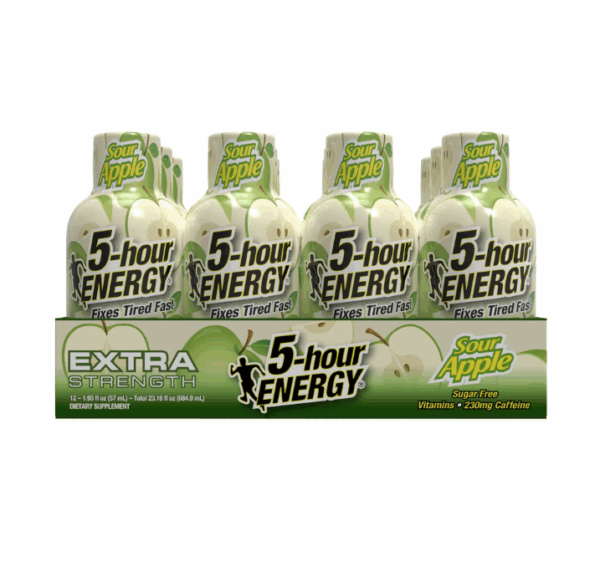 5 Hour Energy 12’s Extra Strength Sour Apple