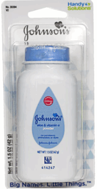 Johnson and Johnson Baby Powder Travel Size