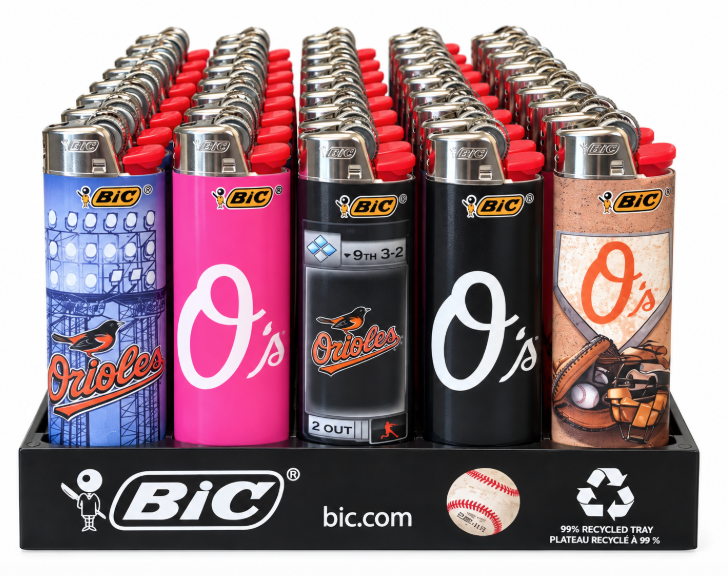 Bic MLB Baltimore Orioles Lighters 50's