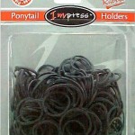 Black Ponytail Rubber Bands