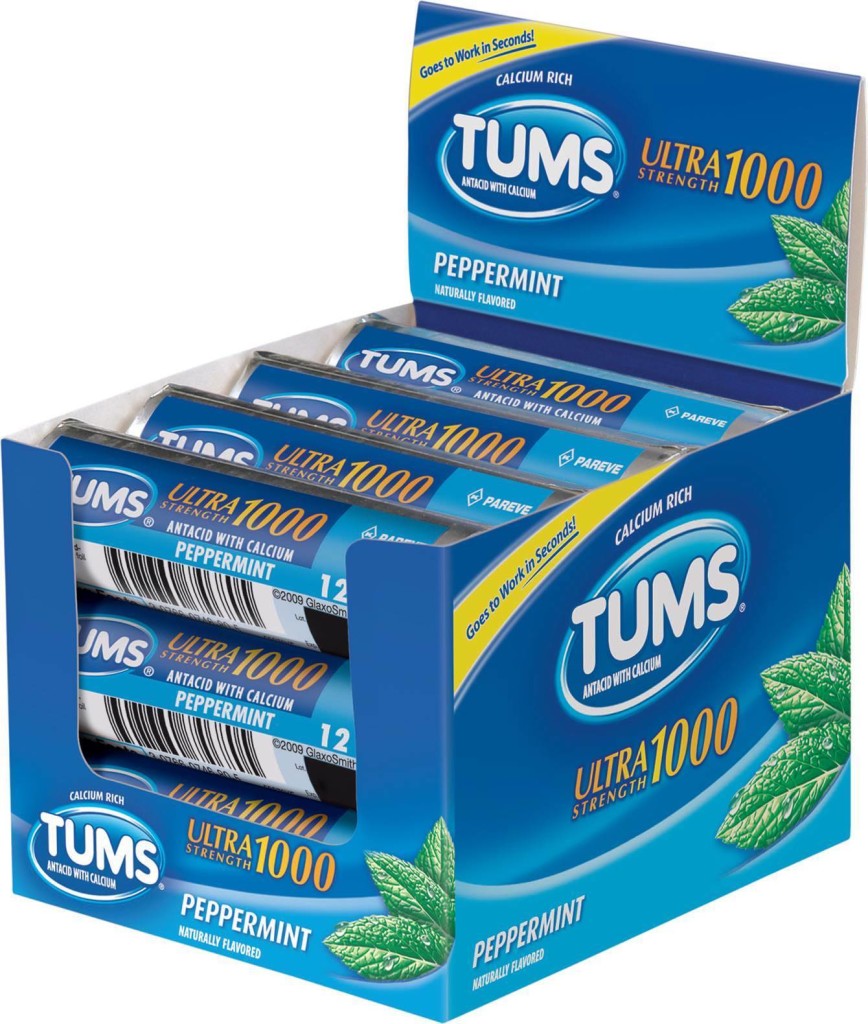 Tums Antacid Ultra 12's Peppermint