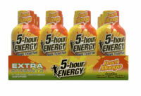 5 Hour Energy 12’s Extra Strength Peach Mango