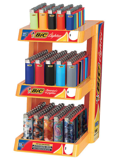 3 Tier Blaze Lighter Display 150's