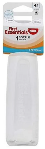 NUK 9 OZ Clear Baby Bottles (76140)