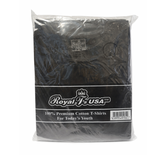 Royal Black Crew Neck T Shirt Large