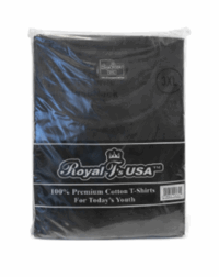 Royal Black Crew Neck T Shirt 3XL