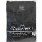 Royal Black Crew Neck T Shirt 4XL