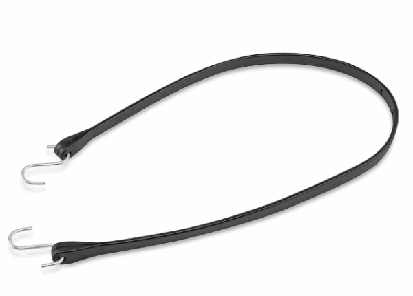 Black Rubber Strap 41"