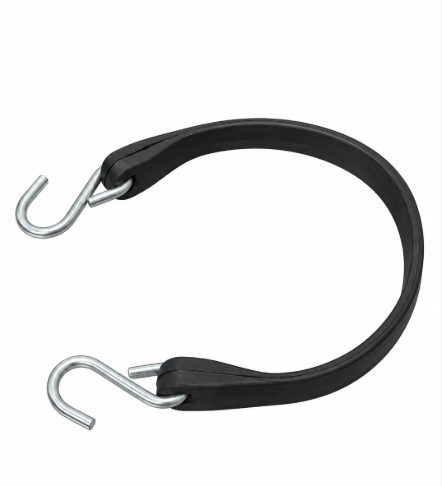 Black Rubber Strap 9"