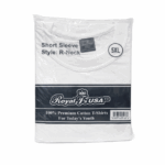 Royal White Crew Neck T Shirt 5XL