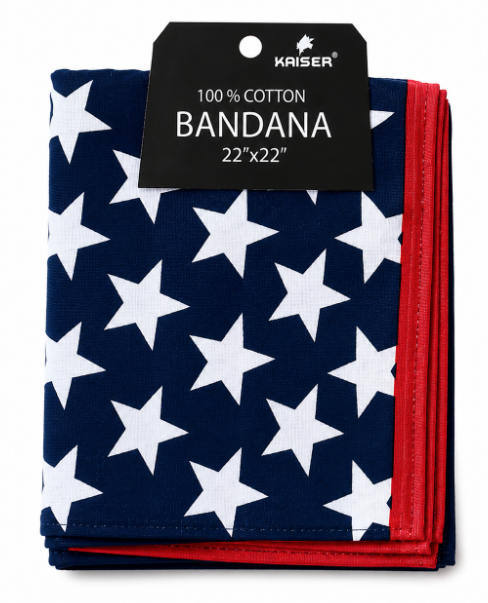 Hang Tab Bandanna USA Flag