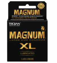 Trojan Magnum XL Lubricated 3's #02015