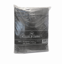 Royal Black Crew Neck T Shirt 6XL