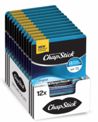 Chapstick Lip Moist Stick SPF15 12's