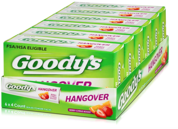 Goody's Hangover Fast Pain Relief 6/4's