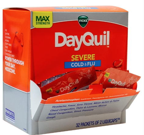 DayQuil Severe 32/2's Count Box