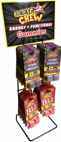 Stacker 2 Four Prong Gummie Display 24's