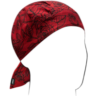 FLYDANNA BLACK & RED ROSES