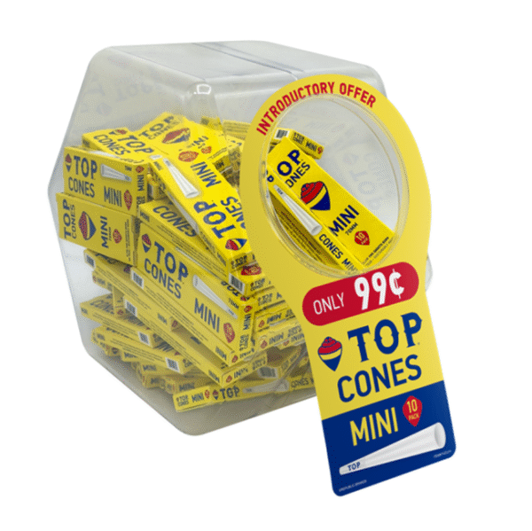 TOP CONE MINI JAR  72/10'S PP $0.99