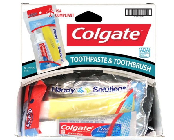Colgate Toothpaste/Travel Brush Dispenser Box