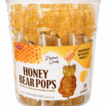 Honey Bear Pops 115 ct Jar