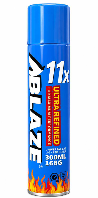 Blaze Super Blue Butane 11X 300 ML 12's - Image 2